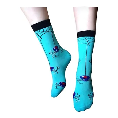 £5.99 • Buy Spider Socks/Spiderweb Socks/Novelty Socks/Funny Socks/Fun Socks