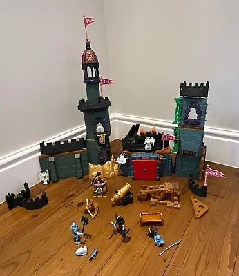 Fisher Price Imaginext Battle Castle With Drawbridge Dungeon Knights Weapons • £20