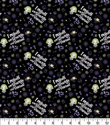 Warner Bros Beetlejuice Film Movie Fat Quarter  1/2 Metre 100% Cotton Fabric • £15.12