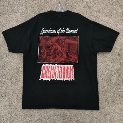 $3.01 • Buy Hanes Beefy T Crematorium Epicediums Of The Damned T-Shirt Men's XL Extra Large 