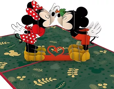 Lovepop Mickey And Minnie Mistletoe Christmas Holidays Love Pop-Up Card • $22.50