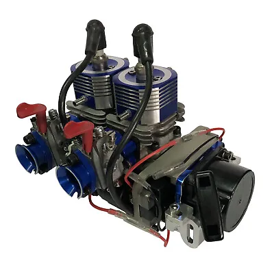 58CC Water-cooled 2-Cylinder Gasoline Engine For RC Boat Model • $599.99