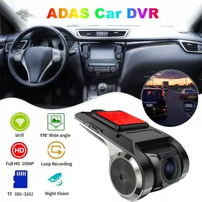 $20.99 • Buy 720P HD Dash Camera Wireless Wifi Hidden Car Cam Video Recorder Night Vision