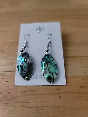 Abalone Shell Earrings • $6