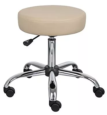 Medical Stool Doctor Dentist Doctors Office Chair Adjustable Beige Caressoft • $99