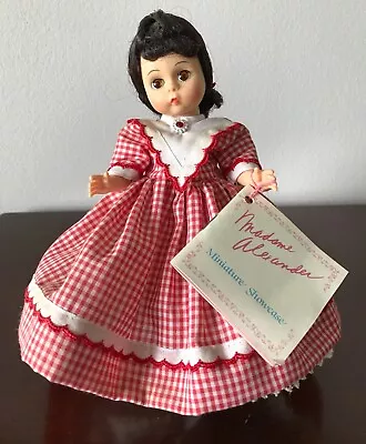 1987 Madame Alexander  Jo   Little Women Miniature Showcase 8   Doll On Stand • $17.50