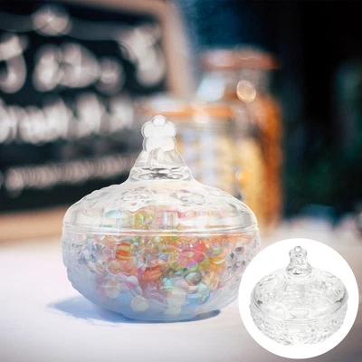 £27.53 • Buy 2 Pcs Glass Storage Candy Buffet Containers Dessert