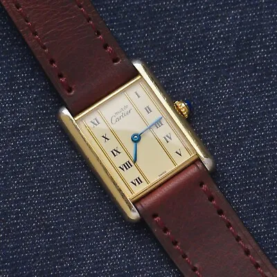 Vintage Cartier Tank Must Column Dial Ref. 590005 From 1980s • $1450