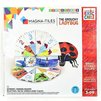 Magna Tiles The Grouchy Lady Bug Eric Carle Story Time Animal Development Puzzle • $34