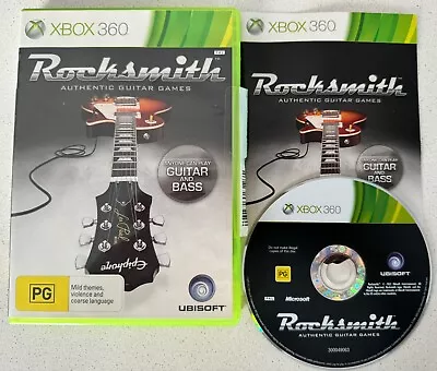 Rocksmith Authentic Guitar Games - Xbox 360 - Complete W Manual- Free Postage! • $12.95