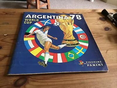 Argentina 78 Panini World Cup Sticker Book 100% Complete  • £250