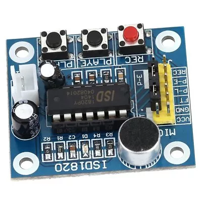 ISD1820 Sound Recorder Voice Recording Module With Micophone Loudspeaker • $1.37