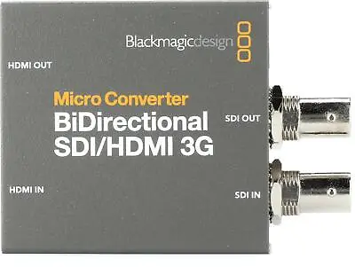 Blackmagic Design Bidirectional SDI/HDMI 3G Micro Converter • $69