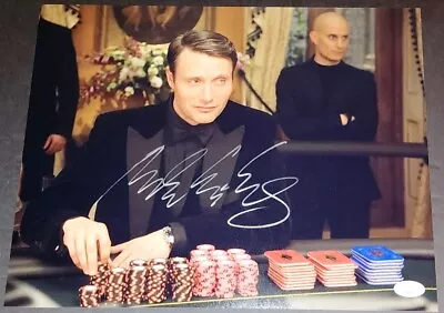 Mads Mikkelsen Signed Autographed 11x14 Photo Casino Royale Bond JSA AQ33292 • $179.99