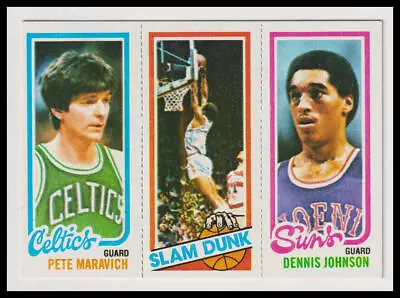 1980-81 Topps #38 Pete Maravich/ #194 Dennis Johnson/ #264 Lloyd Free • $7.99