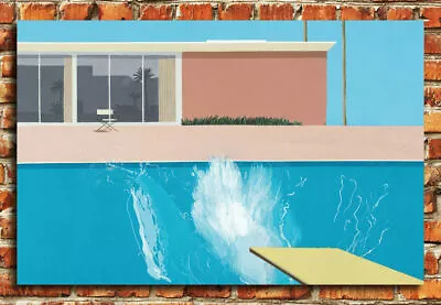 367671 A Bigger Splash Artist Decor Wall Print Poster UK • £23.94