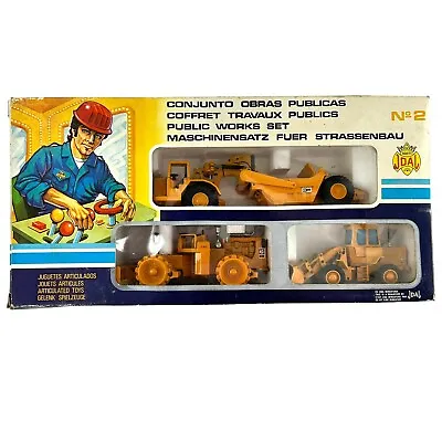 VTG NRFB Joal Public Works Set #2:-3 Pcs Wheel Loader Scraper Compactor 1:50&70 • $79.95