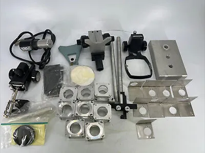 LARGE LOT Of Unbranded Microscope Parts See Photos For Details • $116.99