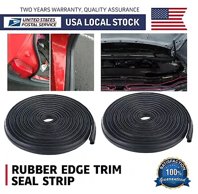 26FT Universal U Type Car Door Edge Guard Molding Trim Rubber Edge Strip Seal • $38.49