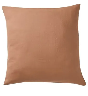 $14.99 • Buy (2) NEW IKEA Praktsalvia 20” X 20” Throw Square Pillow Cover Light Brown Boho