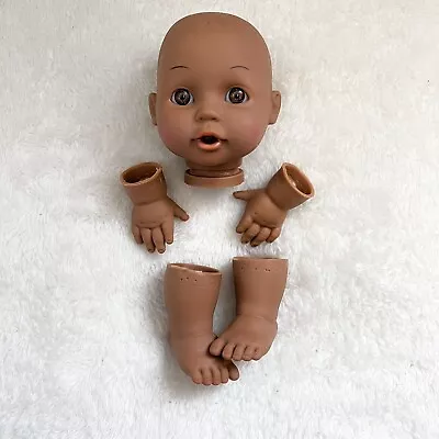 Vinyl Baby Doll Parts Arms Legs Head For 11” Make Crafts African American • $15.99