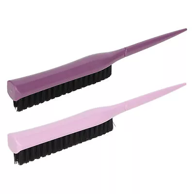 Teasing Hair Brush Hair Care Portable 3 Row Teasing Brush For Beard Salon Tr GF0 • £5.09