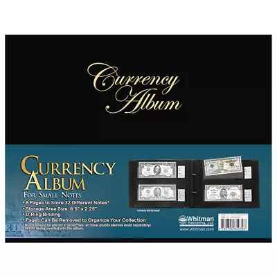 Whitman Currency Album For Small Notes - Paper Money Collectors • $19.99