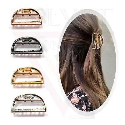 Hair Claws Metal Non-Slip Hair Jaw Clips Pins Hair Clamp Clutchers Barrettes • £3.75