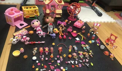 Lalaloopsy Playsets Dolls Mini Baby Figures Animals Accessories Kids Lot • $109.88