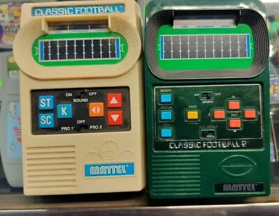 Classic Football 1 And 2 Mattel • $15