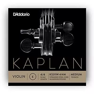 D'Addario Kaplan Non-Whistling Violin Aluminum Wound E String 4/4 Scale • $15.39