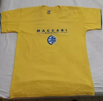 Shirt Israel Maccabi Tel Aviv Team Club Basketball Official XL • $42