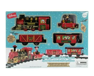 Disney MICKEY MOUSE  Holiday EXPRESS 12 Piece Train Set  • $19.99