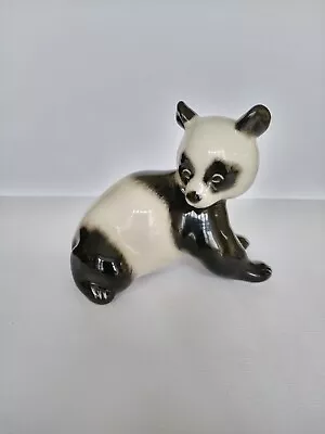 Vintage Russian Panda Lomonosov USSR Figurine VGC • £5