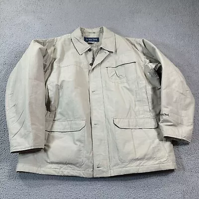 Pacific Trail Mens Fall Winter Field Coat Jacket 2XL Beige Heavyweight • $24