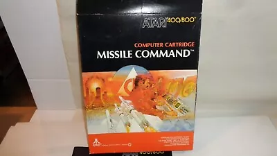 Atari 400/800 Game Missile Command Complete • $12