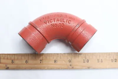 Victaulic  90Â° Elbow #10 Grooved Painted Ductile Iron 1-1/2  • $11.25