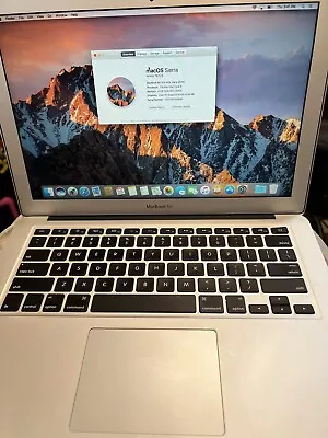 EXCELLENT Apple MacBook Air 13  A1466 1.6GHz Intel Core I5 8GB RAM Early 2015 • $125