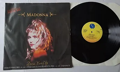£20 • Buy Madonna - Dress You Up - UK 12  Vinyl Single + Poster Sleeve - FREE P&P 