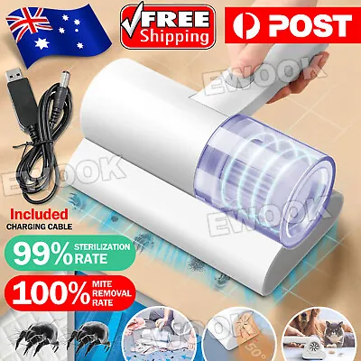 Cordless Handheld Vacuum Cleaner UV Dust Mite Remover Bed Blanket Bed Mattress • $18.85