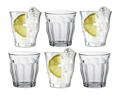 £15.99 • Buy Duralex Picardie Water Glass 22cl 220ml Tumbler, Pack Of 6/12, TOUGHENED GLASS