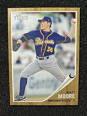 MATT MOORE #173 2011 Topps Heritage Minor League Edition Rookie/Prospect QTY • $1.59