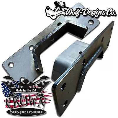 [CS] Rear Axle Weld In C-Notch Air Ride Lowering Drop FOR 82-04 S10 S15 Sonoma • $114.75