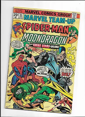 Marvel Team-up #44 {apr 1976 Marvel} Bronze Age! Vg/f Spidey/moondragon! Solid! • $1.99