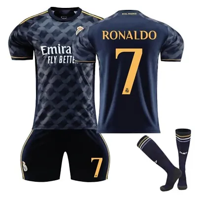 Nevenka Real Madrid Away Jersey RONALDO #7 Soccer Jersey Kids Adult 3Pcs Jersey • $199