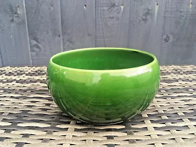Antique Arts & Crafts Wardle Green Majolica Glaze Round Fruit Bowl / Planter • £80