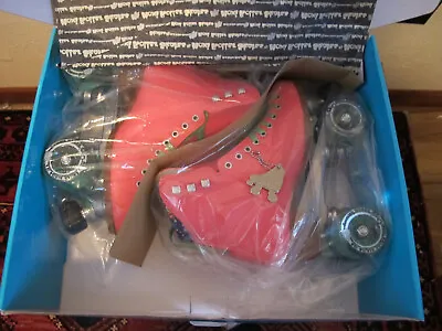 Moxi Beach Bunny Roller Skates Watermelon Size 5 New In Box Never Worn. • $110