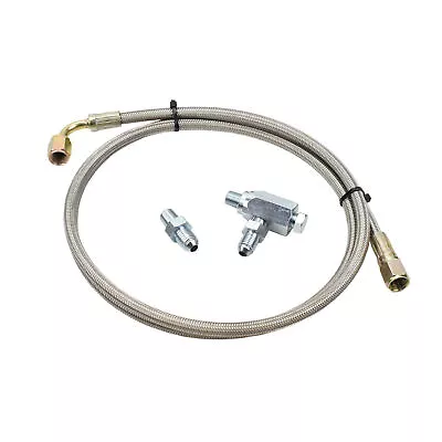 70cm Universal Oil Feed Line Kit 1/8  NPT To 4AN For Precision PTE Turbo T3 T4 • $45.70
