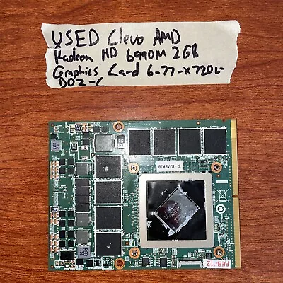 USED Clevo AMD Radeon HD 6990M 2Gb Graphics Card 6-77-X720L-D02-C • $200