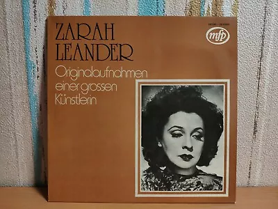 Zarah Leander ‎– Originalaufnahmen Einer Groben Kunstlerin LP • $35